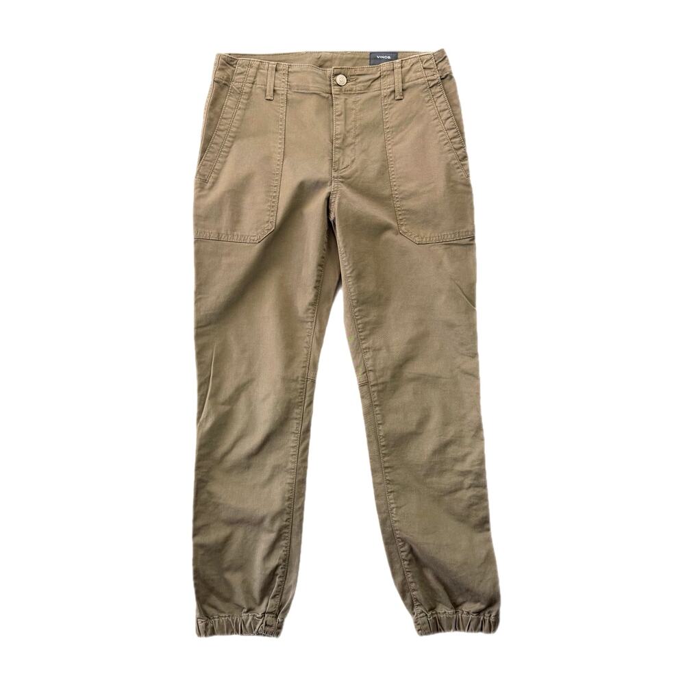 Vince Brown Utility Ankle Zip Casual Fall Gorpcore Daywear Indie Jogger Pants